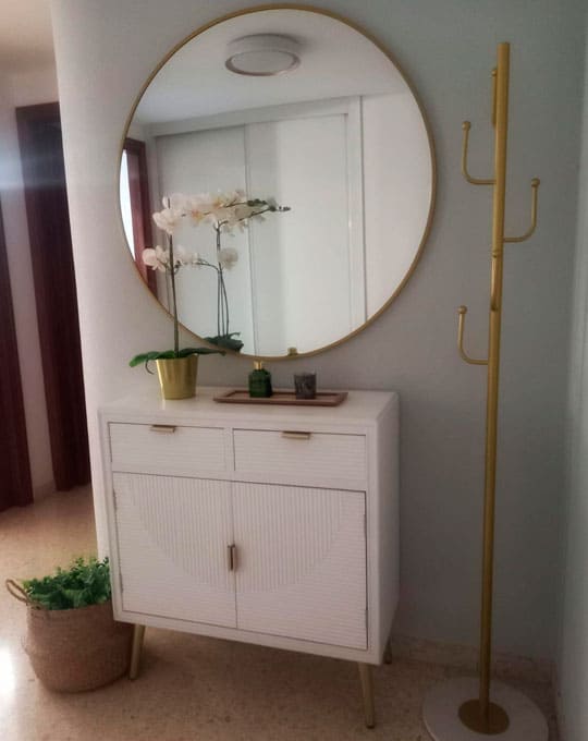 imagen cliente recibidor y espejo